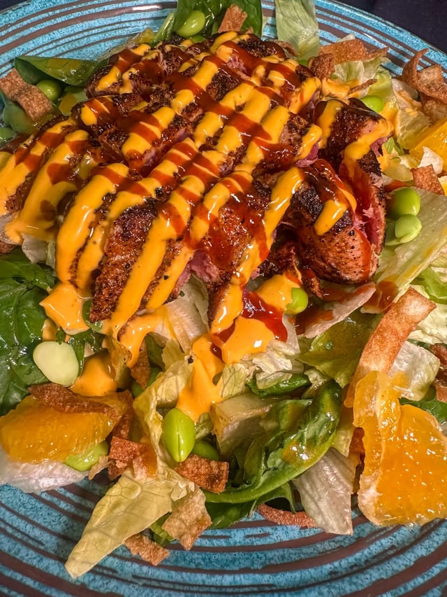 Seared Ahi Salad.