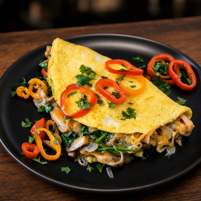 Veggie Omelette.