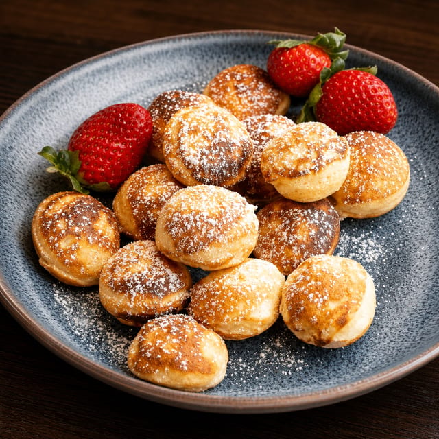 Mini Dutch Pancakes.